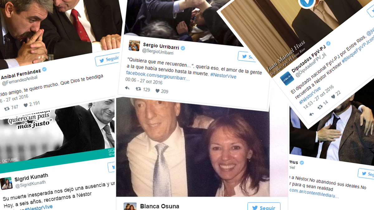 A seis años de su muerte, los políticos recuerdan a Néstor Kirchner