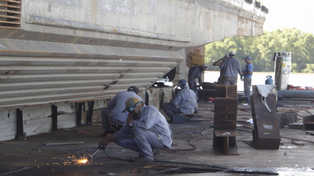 El Barco Ciudad de Rosario se restaura en casa: un astillero local se hará cargo