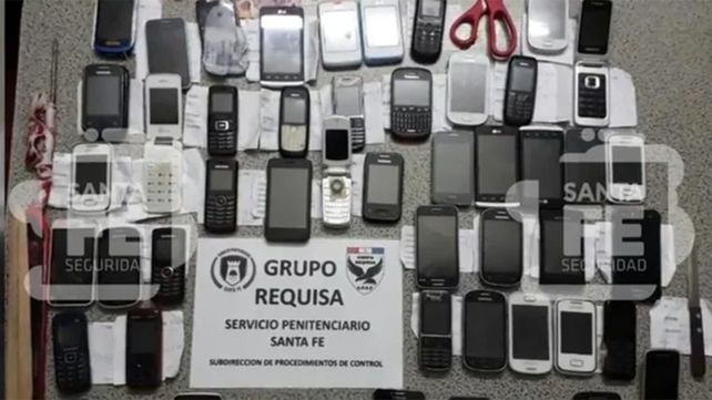 El pasado martes se hallaron 37 celulares en una celda de uno de los pabellones de la cárcel de Piñero.