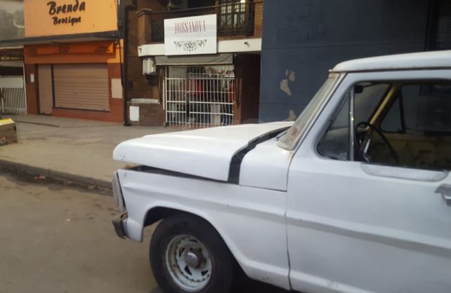 La camioneta qued&oacute; en el mismo lugar del accidente.&nbsp;