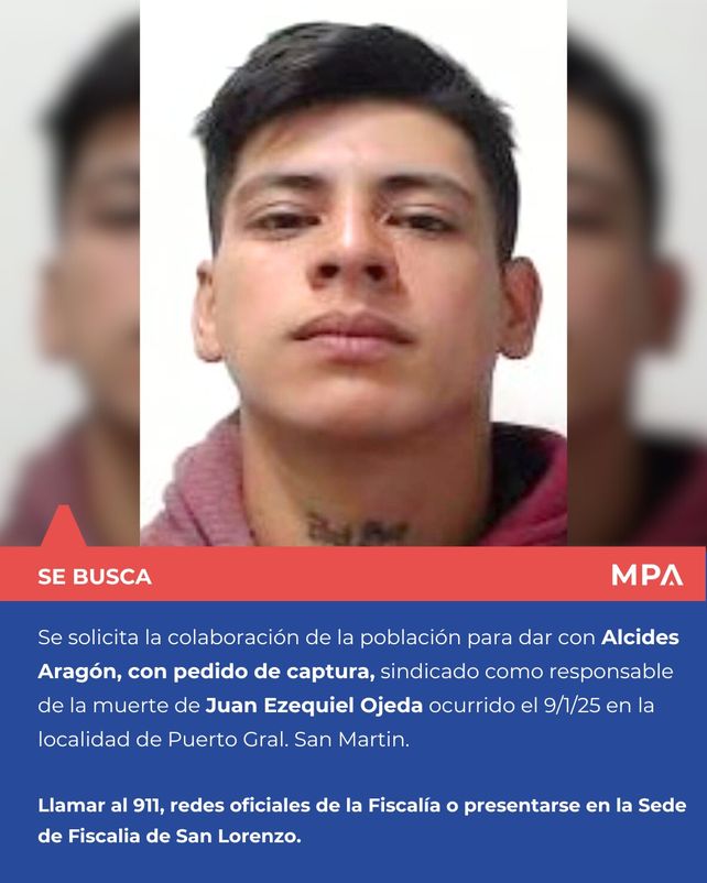 Buscan a un joven acusado por el crimen de su padrastro en Puerto San Martín