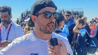 Maligno Torres, espectador de lujo en Rafaela: Necesitábamos una pista así