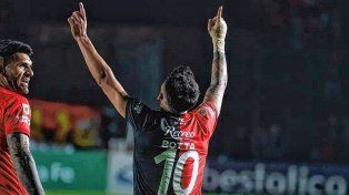 La mención de la Liga Profesional por el gol de Botta en el triunfo de Colón