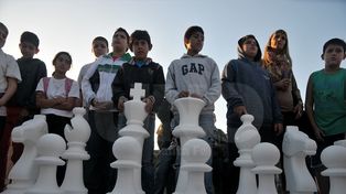 Juegos de ajedrez gigantes vestirán cuatro plazas de Santa Fe