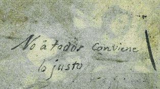 Descubren manuscrito de Goya en un dibujo guardado en el siglo XIX