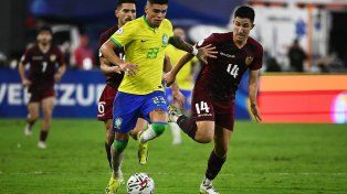 Brasil derrotó con lo justo a Venezuela.