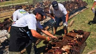 Hacen un asado de 10 toneladas en Uruguay y ganan el Guinness