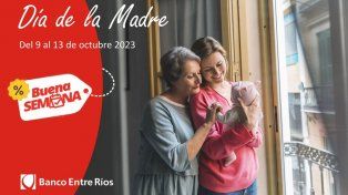 Día de la Madre: hasta 40% de ahorro y hasta 6 cuotas sin interés con tarjetas del Banco Entre Ríos