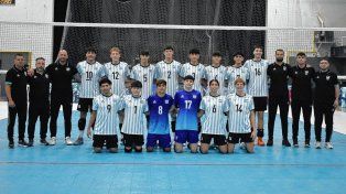 Argentina se impuso a Chile en sets corridos en el arranque del Sudamericano U17