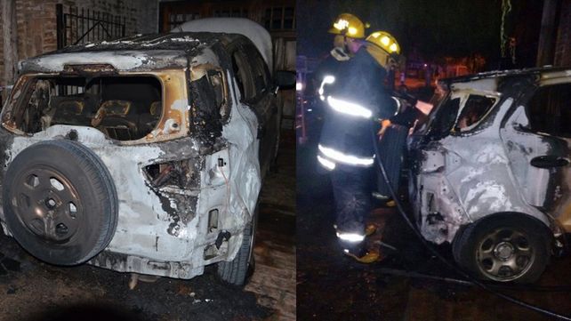 Atentado incendiario en San Lorenzo contra la periodista Gloria de los Ríos