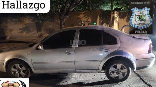 El auto robado en Coronda y que fue hallado en la ciudad de Santa Fe
