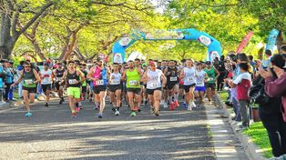 Maratón. El sábado se desarrolló la prueba atlética que contó con más de 300 competidores.