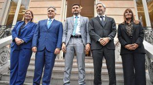 Los gobernadores de la Región Centro juntos.