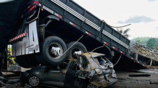 Accidente en Brasil con un saldo de al menos 38 muertos.