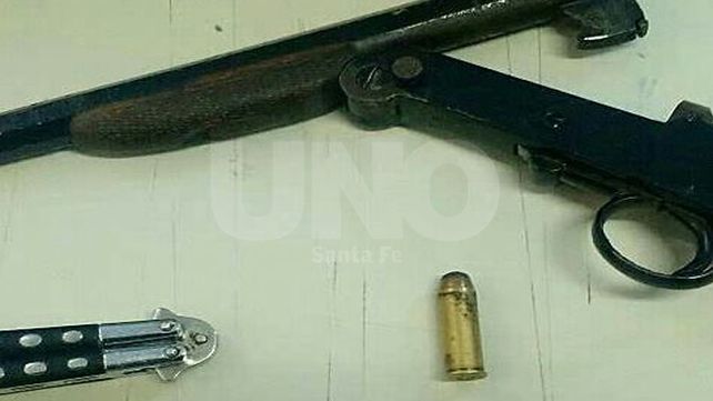 Barranquitas: secuestraron un arma y una bala de guerra después de un tiroteo