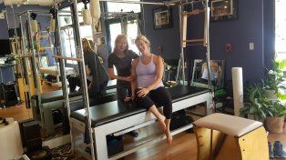 Mirta de Fussi visitó institutos de yoga y pilates en Boston