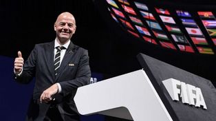 El presidente de la Fifa, Gianni Infantino, generó una buena relación con los dirigentes argentinos.
