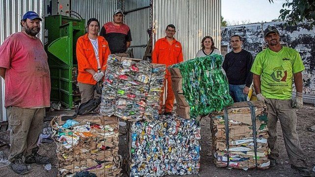 Recuperadores de residuos de la Cooperativa Creando Valores