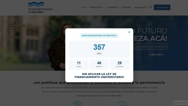 La UNER denuncia un recorte del 33% en su presupuesto y convoca a marchar en Paraná