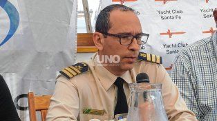 El titular de Prefectura Naval Santa Fe, Marcelo Javier Hidalgo.
