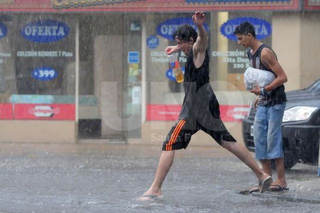 Luego de varios días con altas temperaturas, llegó la lluvia