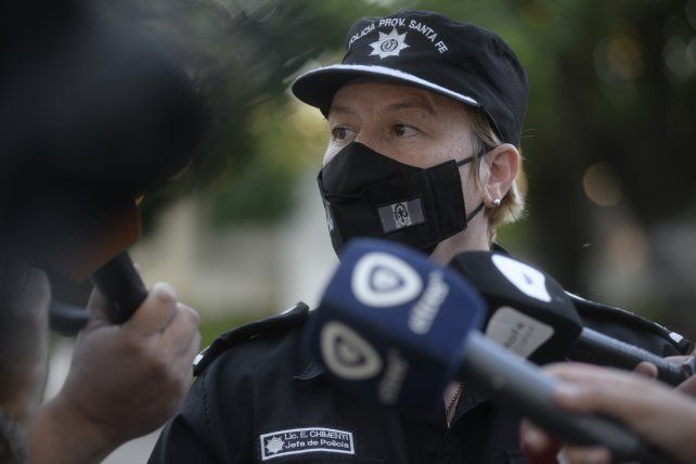 La jefa de Policía Emilce Chimenti.