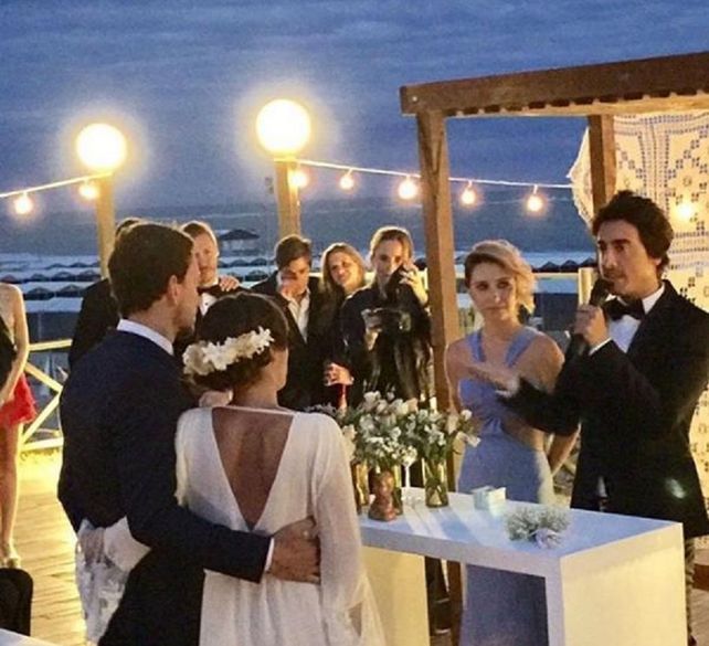 La intimidad de la boda de Gimena Accardi y Nicolás Vázquez en Mar del Plata