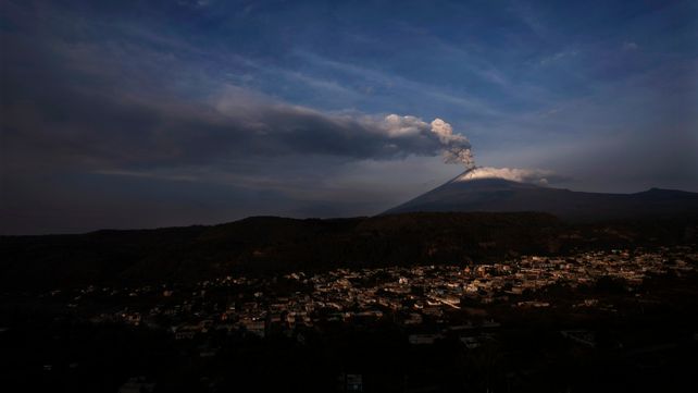 El volcán Popocatépetl mantiene en vilo a Ciudad de México