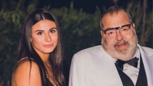Jorge Lanata y su hija Lola.