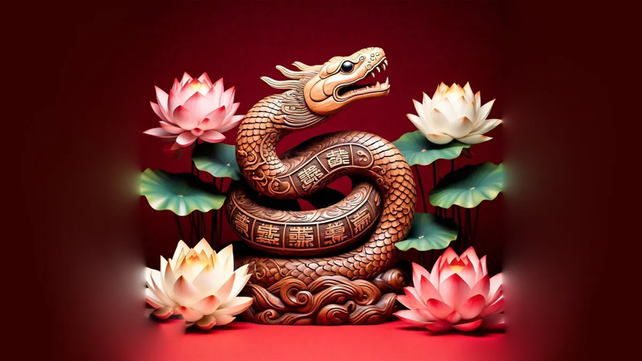 Este año se celebra el año de la serpiente de madera en el calendario chino