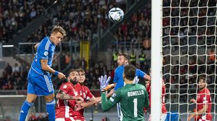Retegui marcó otro gol con la camiseta de Italia