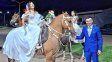 Boda en Concordia: la novia entró a caballo y emocionó a la comunidad