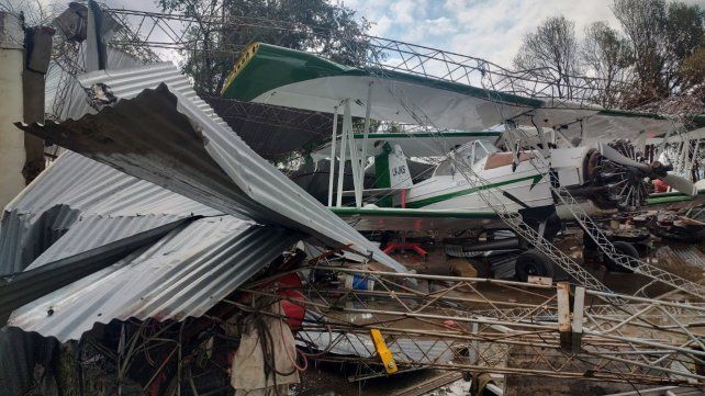 Una tormenta golpeó con inusitada violencia en provincia de Buenos Aires