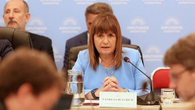 La ministra de Seguridad