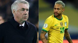 Neymar bancó la posible llegada de Acelotti como DT de Brasil