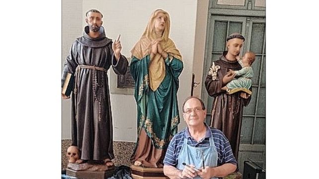 Piezas religiosas. La imagen de la Virgen de La Piedad