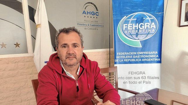 Desde fines de 2022 Gustavo Brandt es el presidente de la entidad de Concordia y la región de Salto Grande.
