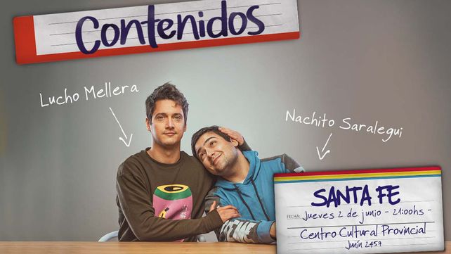 Lucho Mellera y Nachito Saralegui presentan Contenidos en Santa Fe