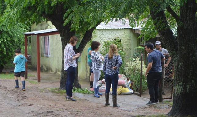 Así está Nogoyá tras las lluvias torrenciales
