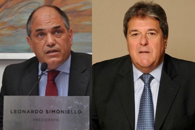 Leonardo Simoniello recibe a Luis Rubeo