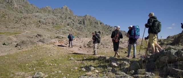 Recreación. El cerro Champaquí es uno de los lugares elegidos para la actividad.