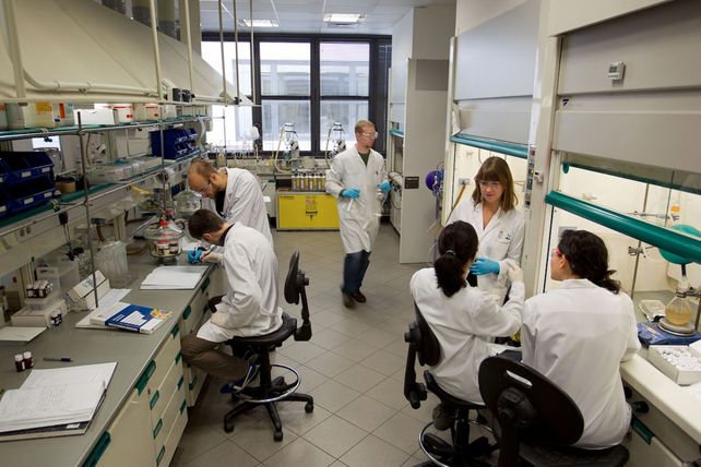 Parte los laboratorios del IRB de Barcelona