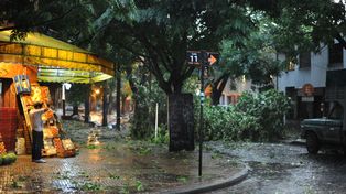 El temporal de viento y lluvia causó dos muertos