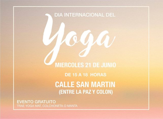 El Día Internacional del Yoga servirá para experimentar las bondades de la práctica