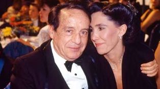 Roberto Gómez Bolaños y Florinda Meza, ya casados y en público.&nbsp;