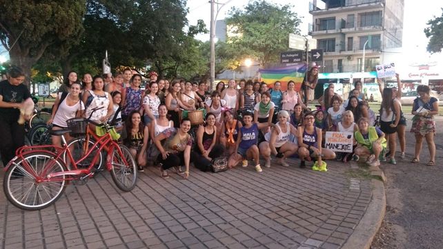 La marea de mujeres también marchará en bicicleta mañana