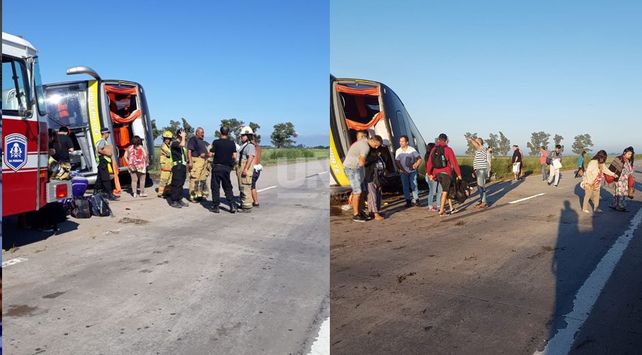 Fueron más de 30 pasajeros los rescatados.
