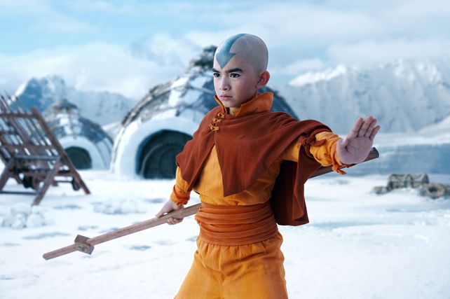 La serie narra el viaje de Aang