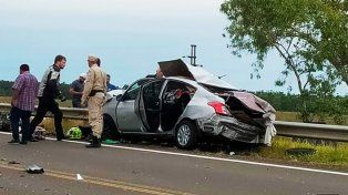 Accidente fatal con tres muertos en RN14