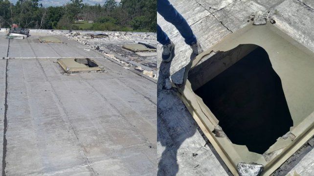 Este viernes un hombre falleció en Concordia tras haber caído seis metros mientras realizaba reparaciones en el techo de un depósito